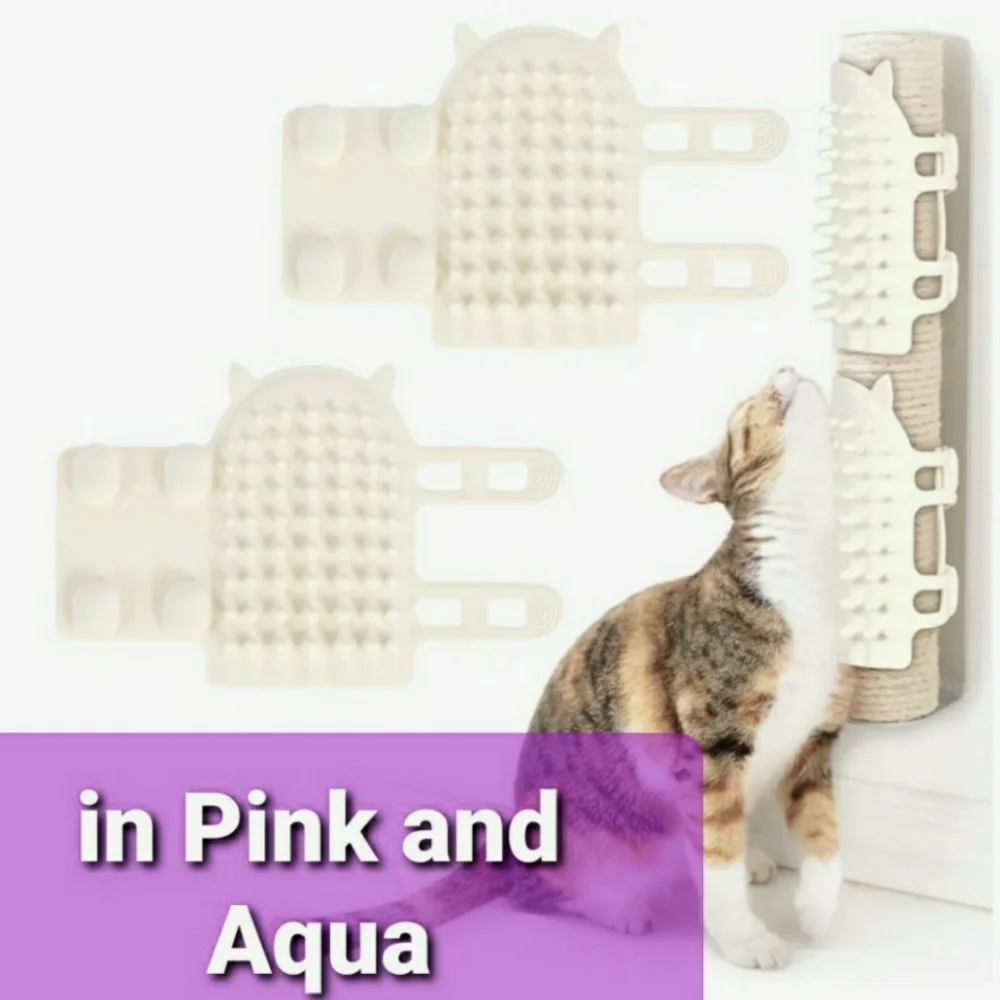 NWT Adjustable for Hand or Furniture Attached Pet Grooming Brush