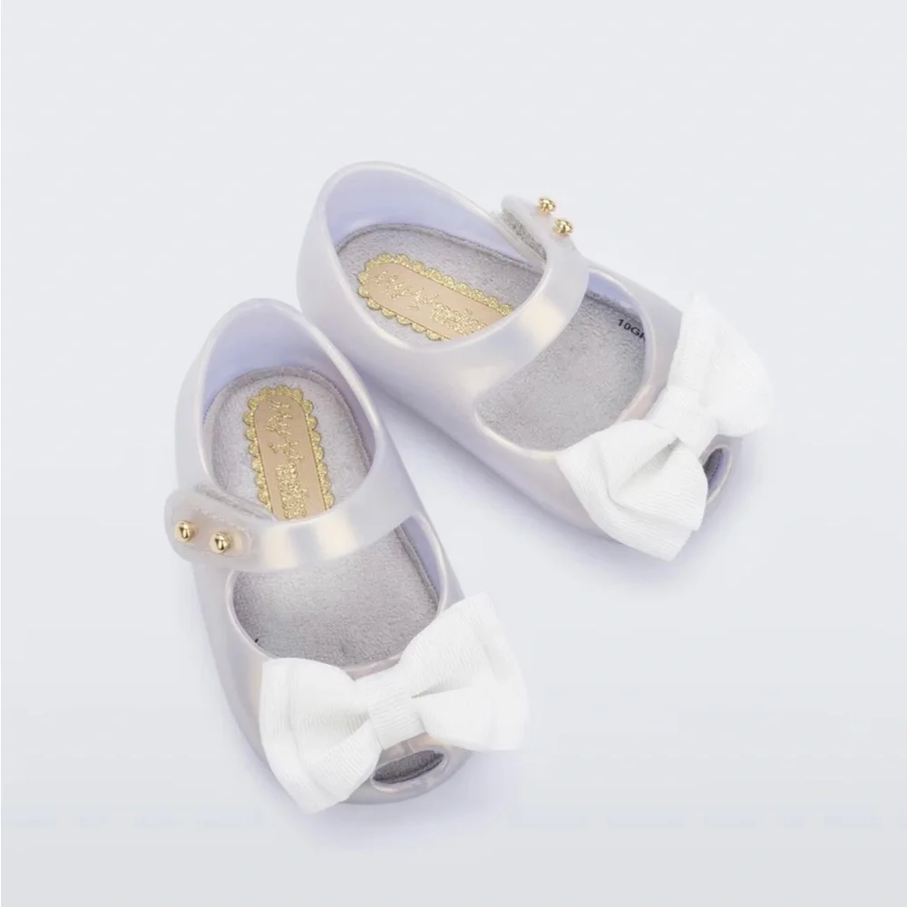 NWT MINI MELISSA My First Mini Melissa Baby Ultragirl Maryjane Flats Size 3