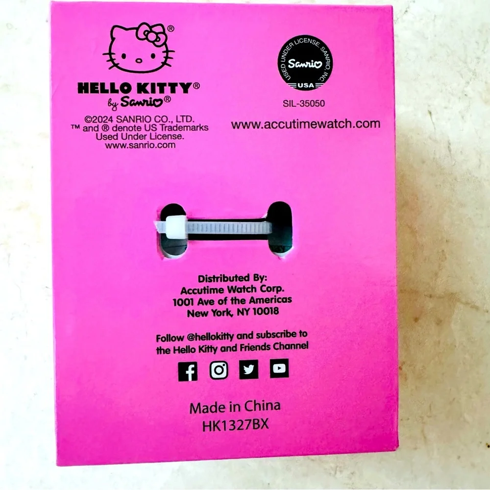 Hello Kitty box listed watch