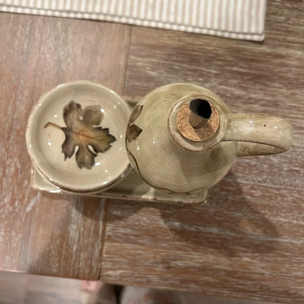 Z Gallerie Dipping Set With Cruet