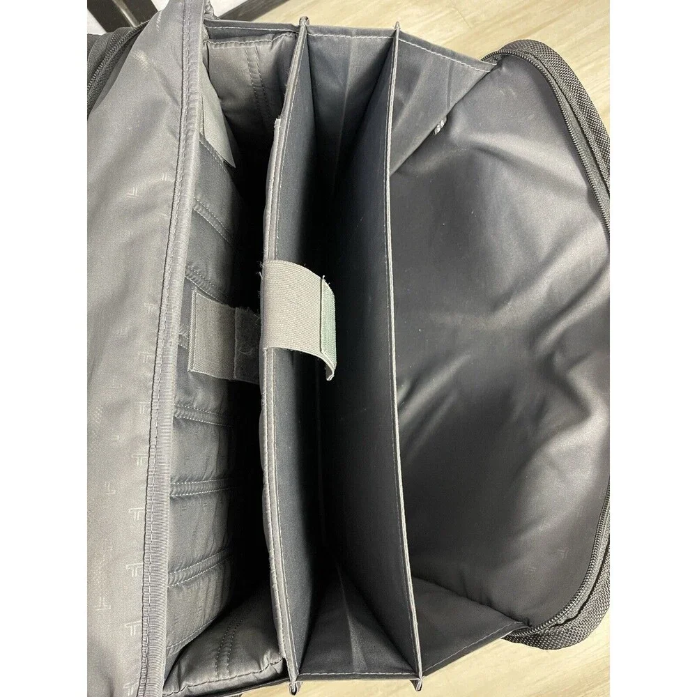 TUMI Black Ballistic Nylon Expandable Laptop Bag