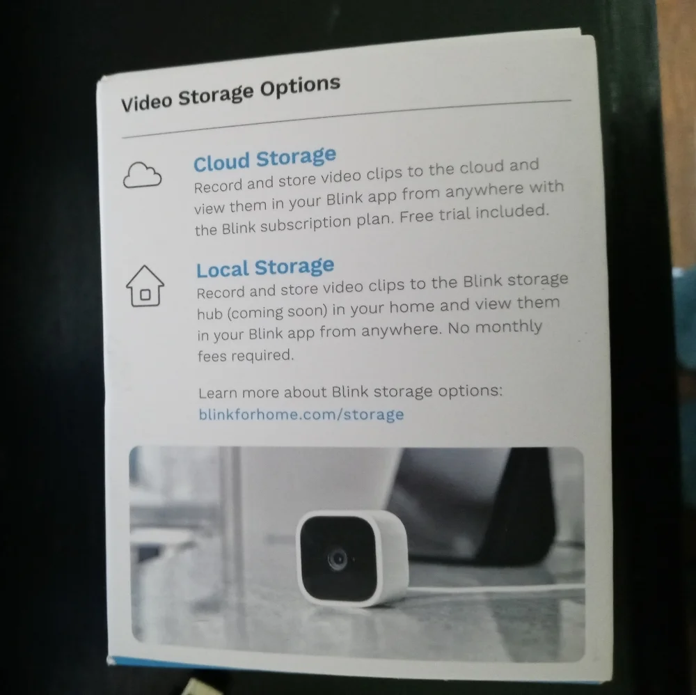 Blink mini cam