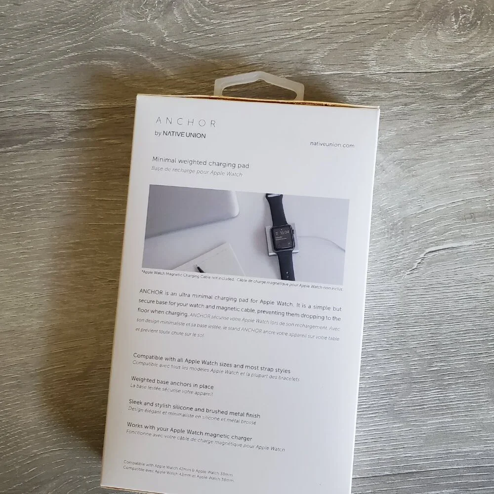 NWT ANCHOR – Charging Pad for Apple Watch by Native Union