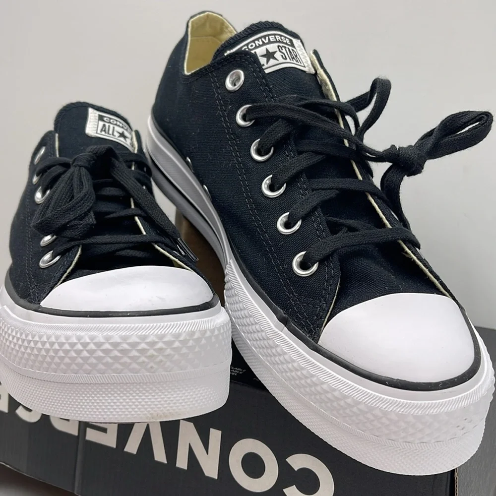 Converse WMNS CTAS LIFT OX BLACK/WHITE/WHITE 560250C Platforms Sneakers