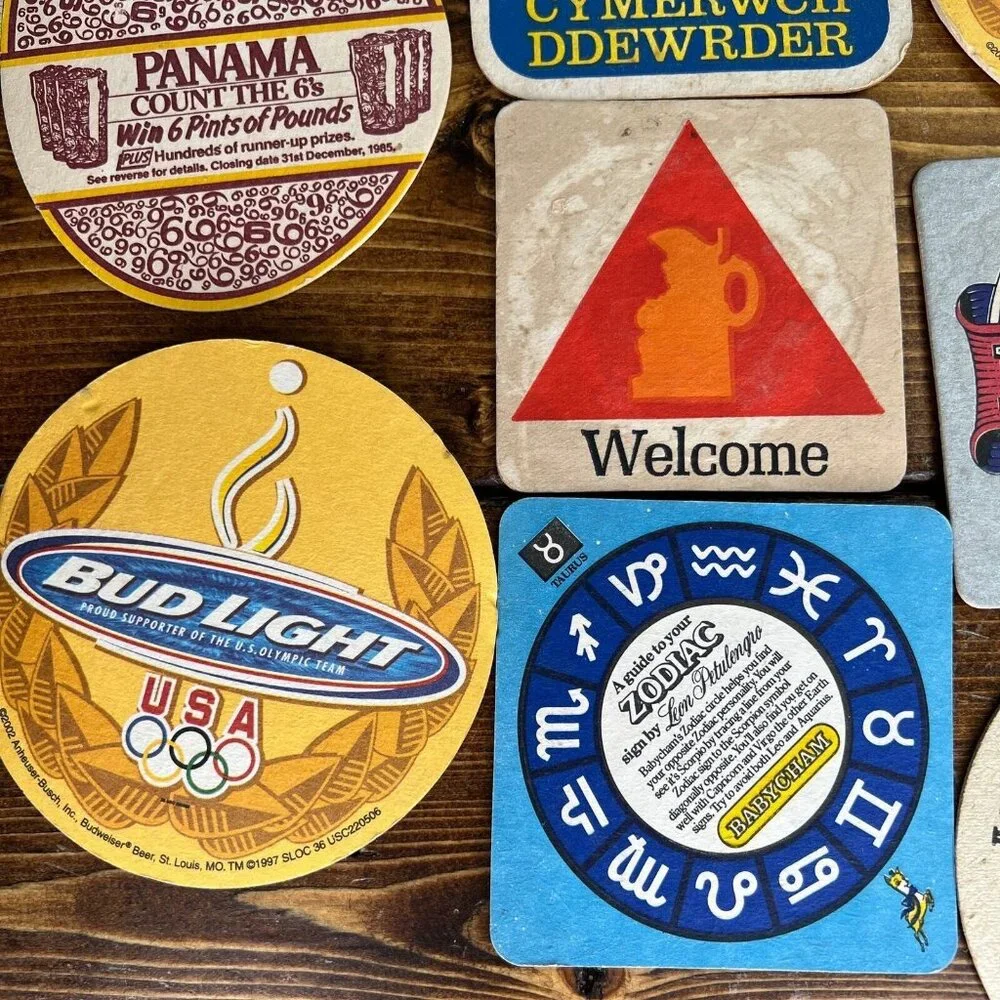 Unbranded vtg coasters