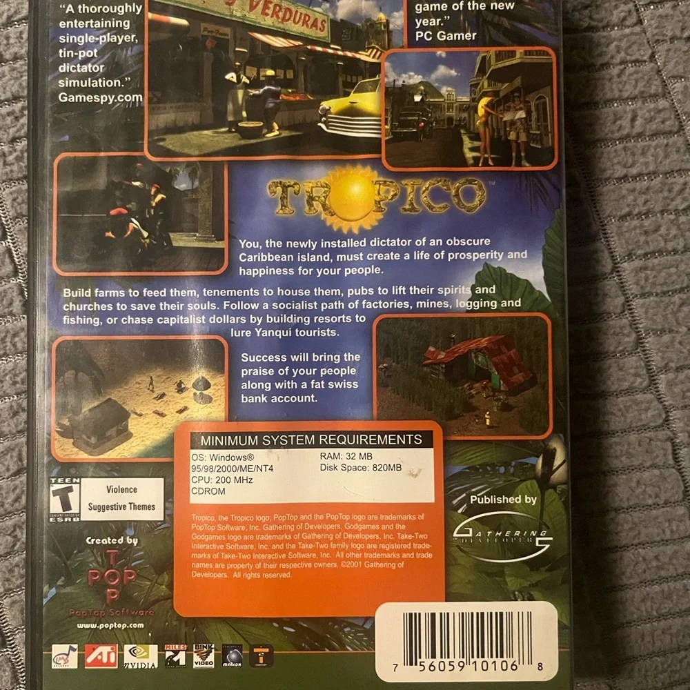 Microsoft tropico 2001