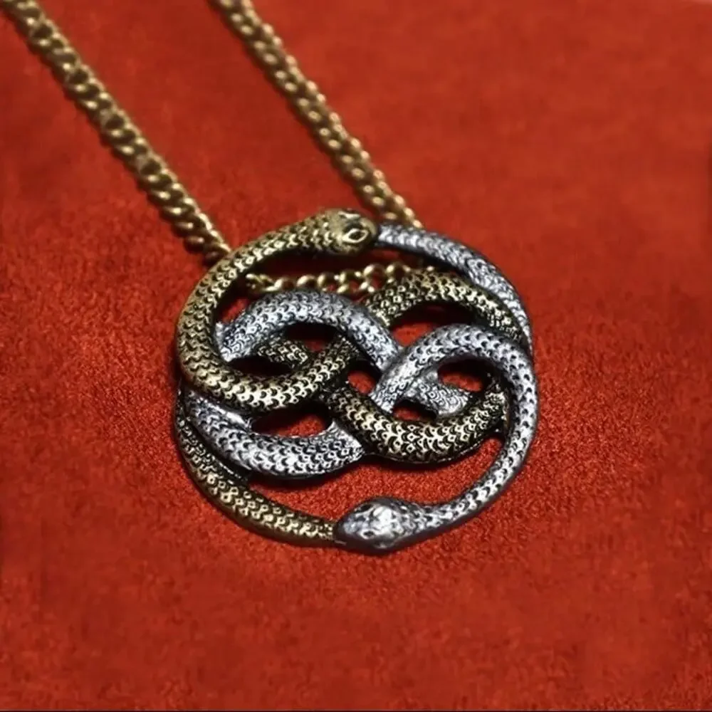 Auryn Never ending Story Snake Necklace Halloween Christmas Birthday Gift - NEW!