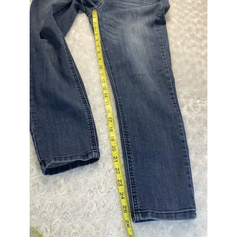 Democracy Jeans Womens Size 8 Ab Solution Women's Stretch No Holes Mid Rise