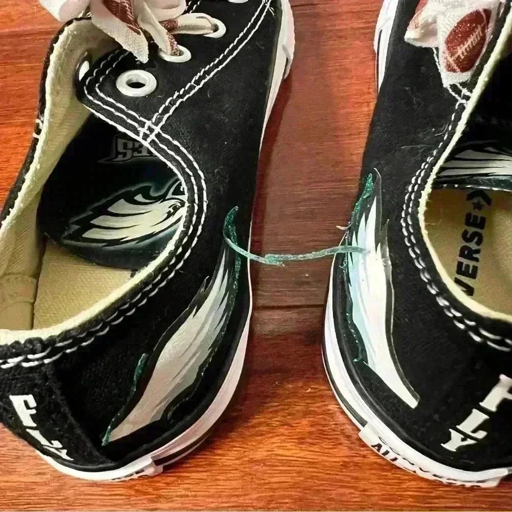 Converse star stitched two