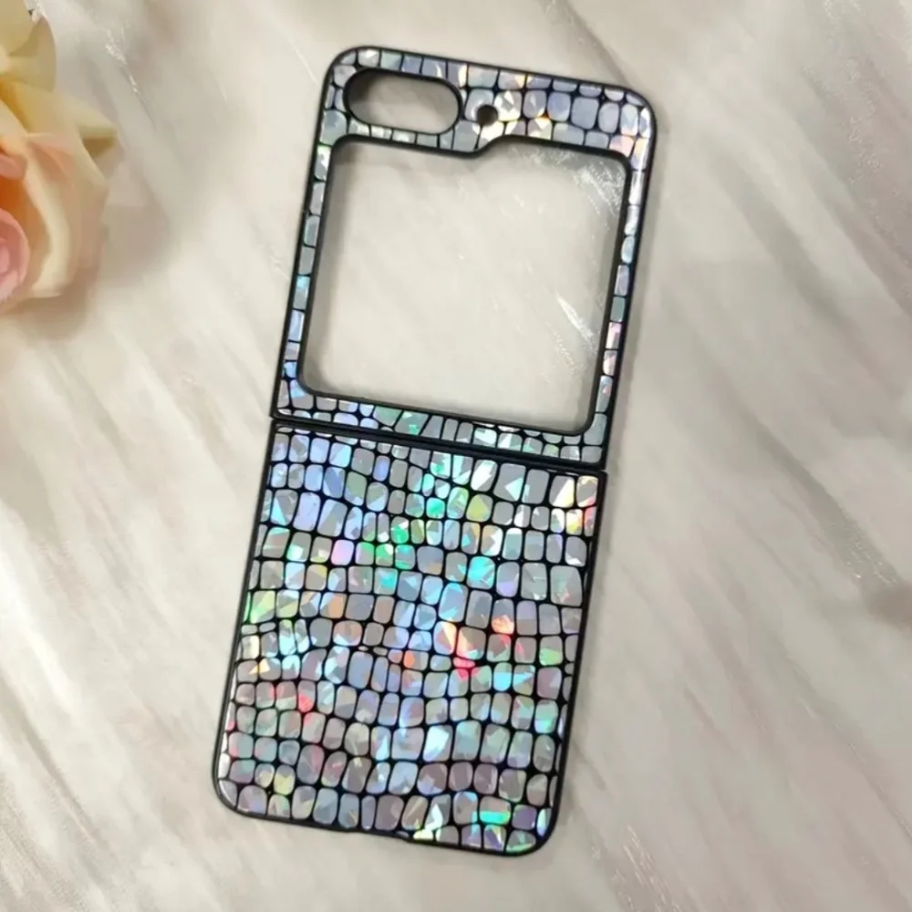 Crocodile Pattern Hard Shell Protective Case for Samsung Galaxy Z Flip 4 Phone