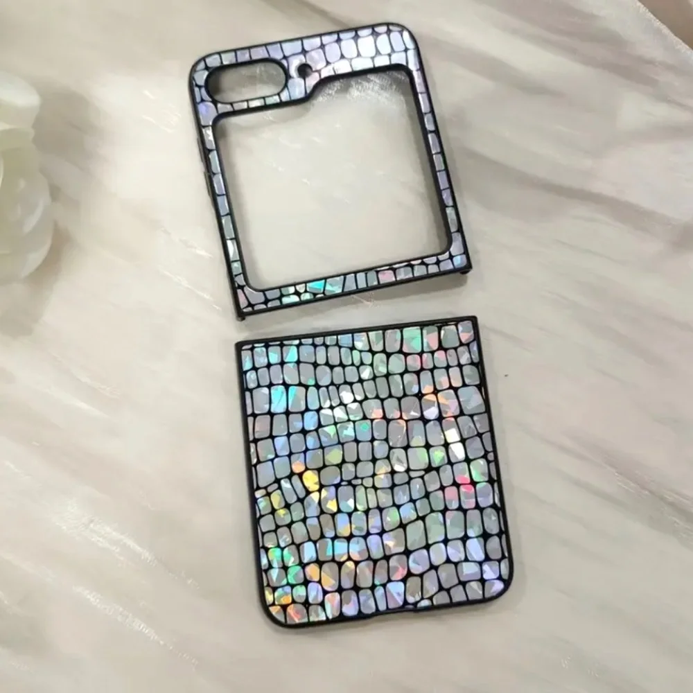 Crocodile Pattern Hard Shell Protective Case for Samsung Galaxy Z Flip 4 Phone