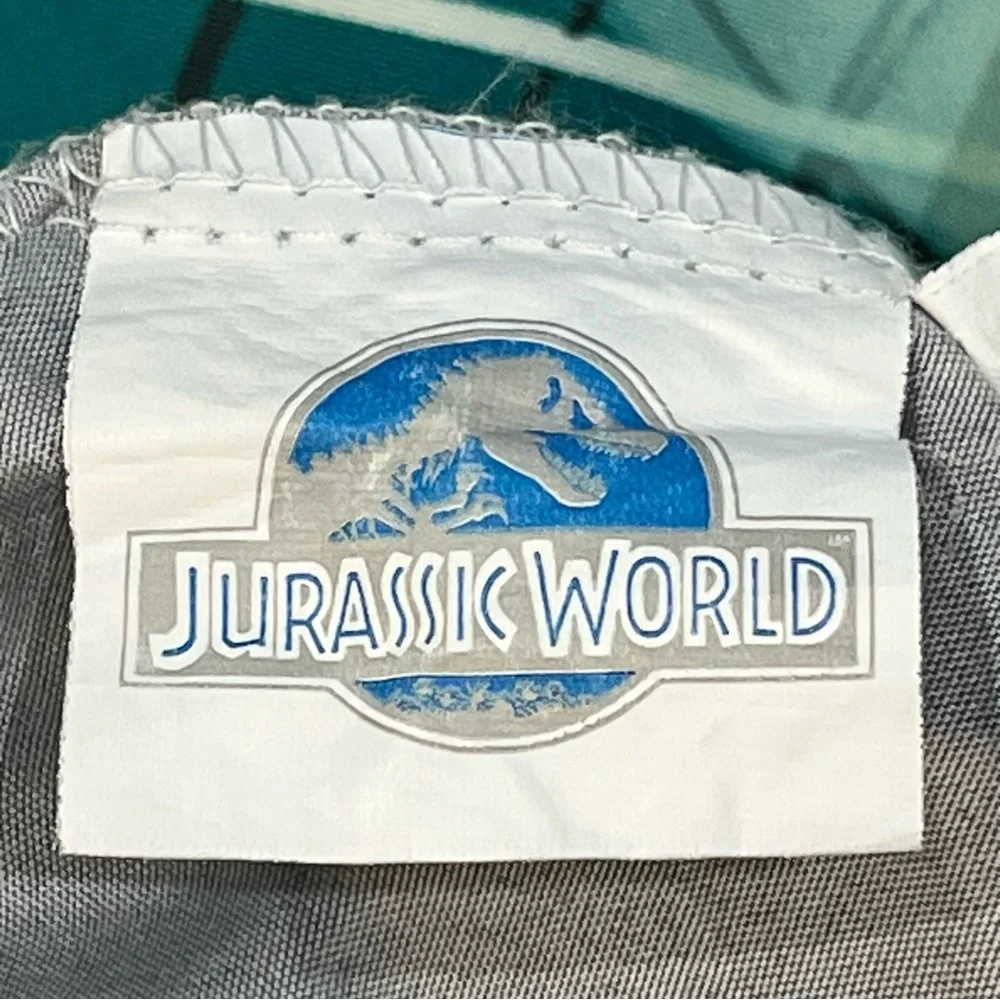 2015 Jurassic World Double Sided Dinosaur Pillowcase Velociraptor Triceratops