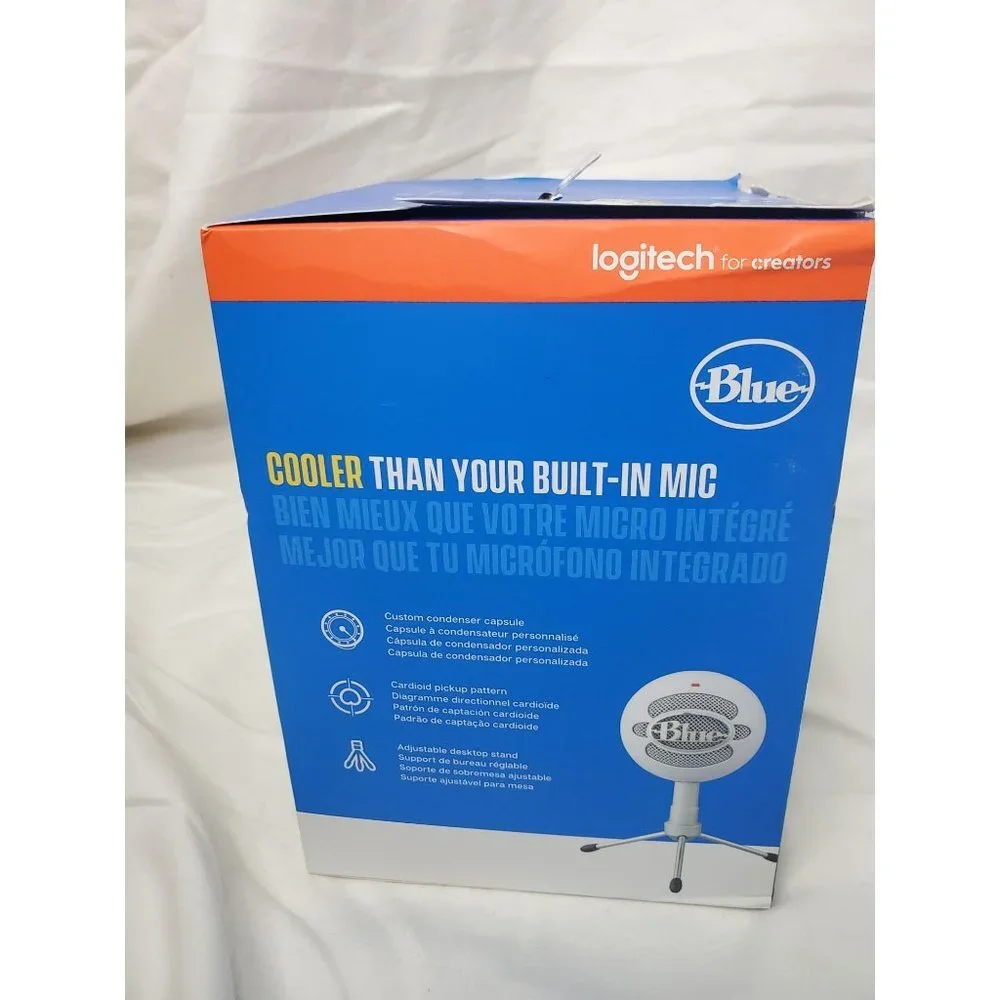 Blue snowball ice