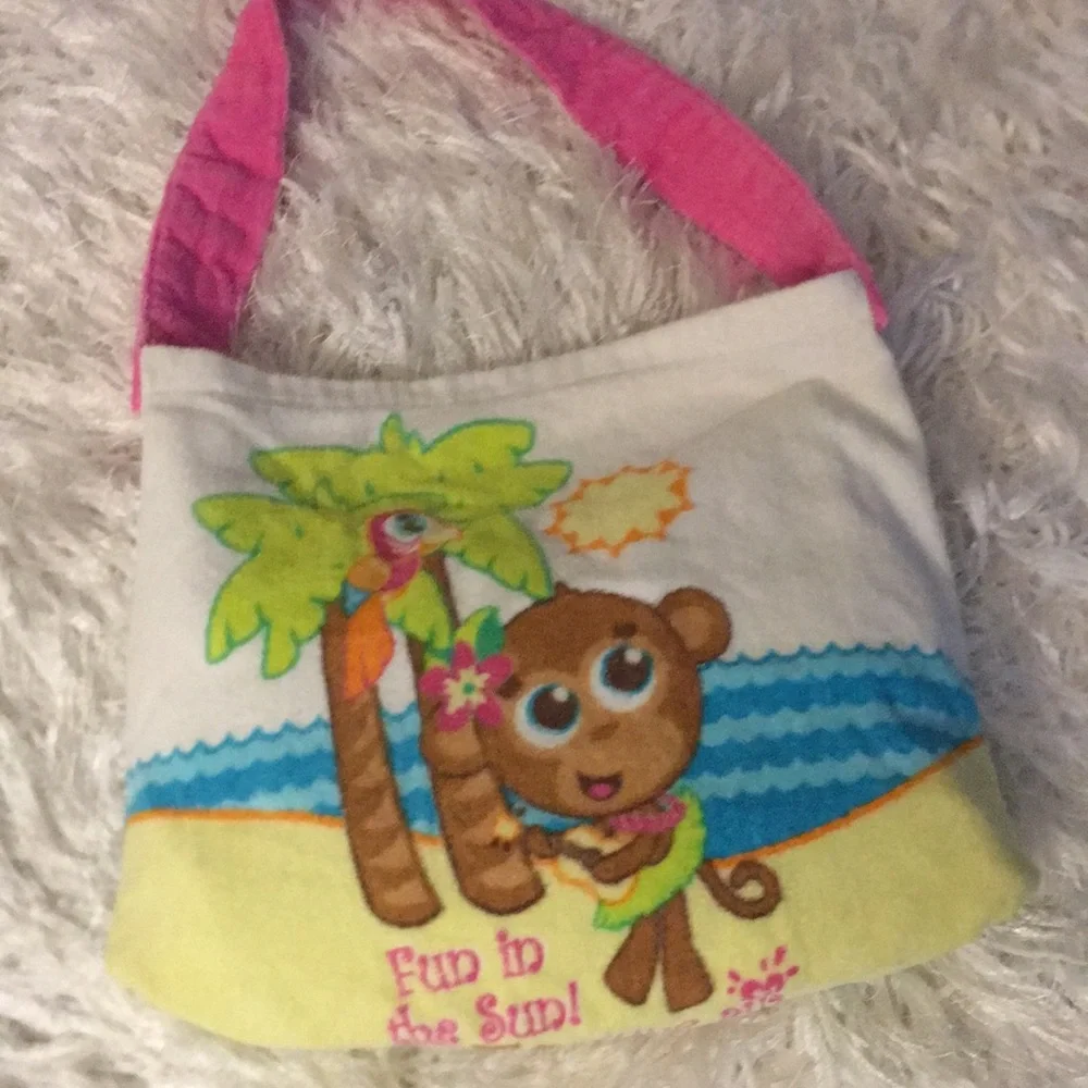 Justice Packable Tote Novelty Graphic Print Packable Beach Towel
