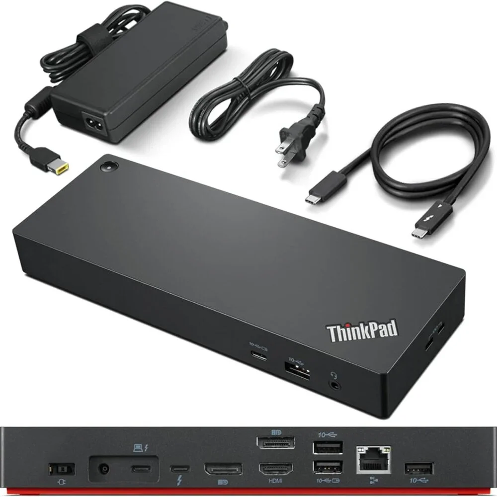 Lenovo USA ThinkPad Thunderbolt 3 Dock Gen 2 Dual UHD 4K Display