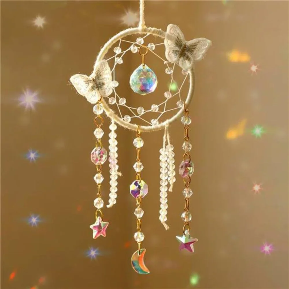 White Butterfly Small Dream Catchers with