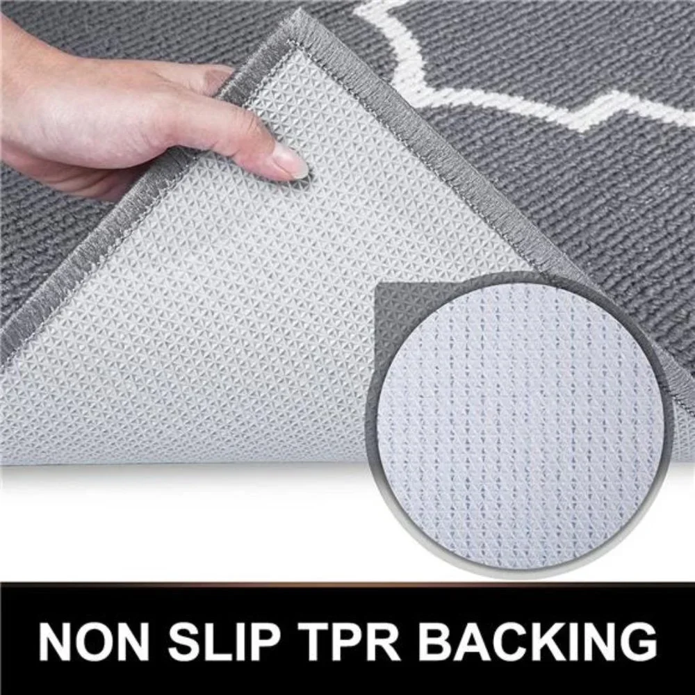 20x32, Non-Slip Absorbent Resist Dirt Entrance Rug, Machine Washable Low-Profile
