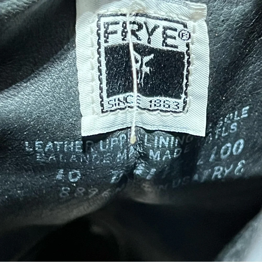 Frye Black Leather Pointed boots
