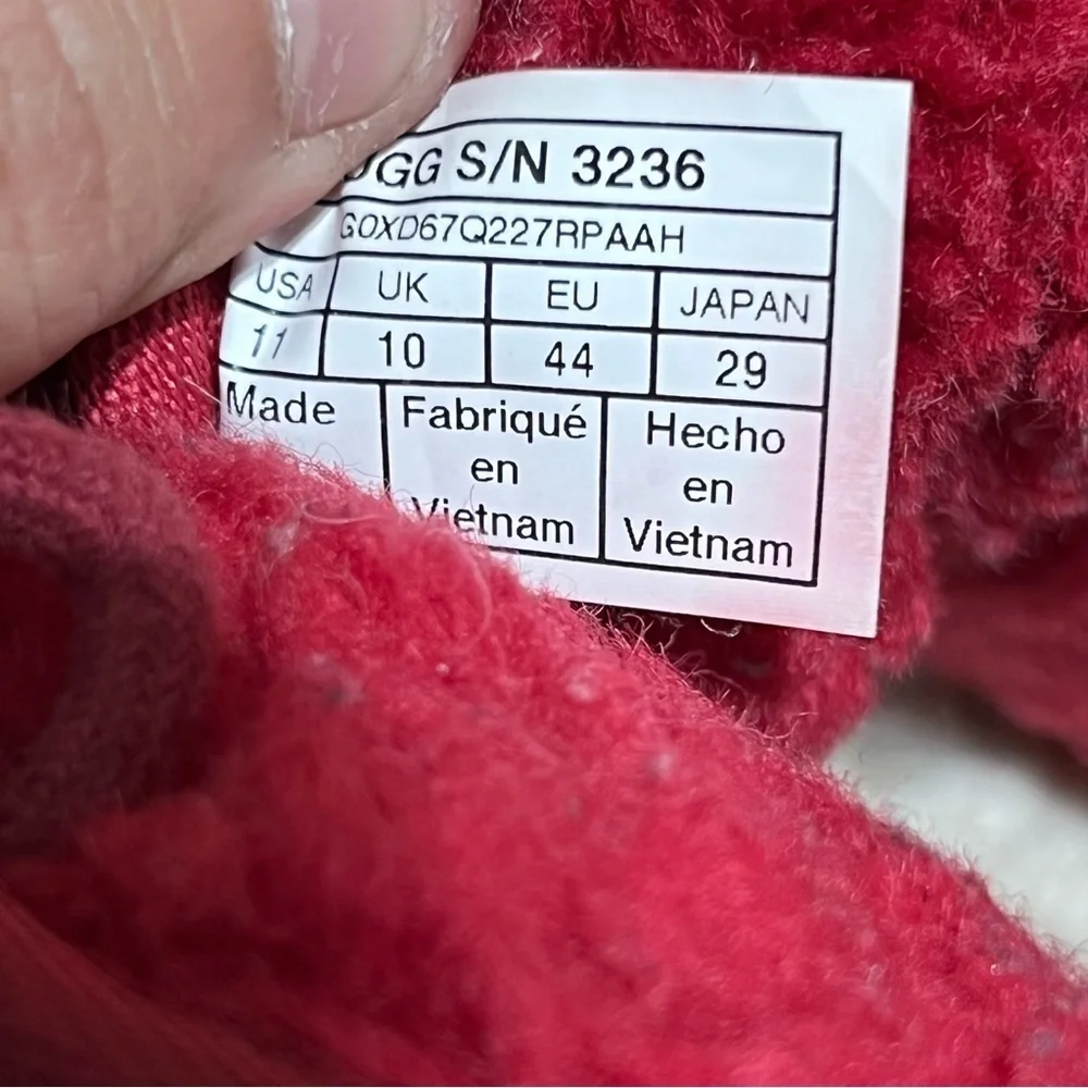 UGG red suede