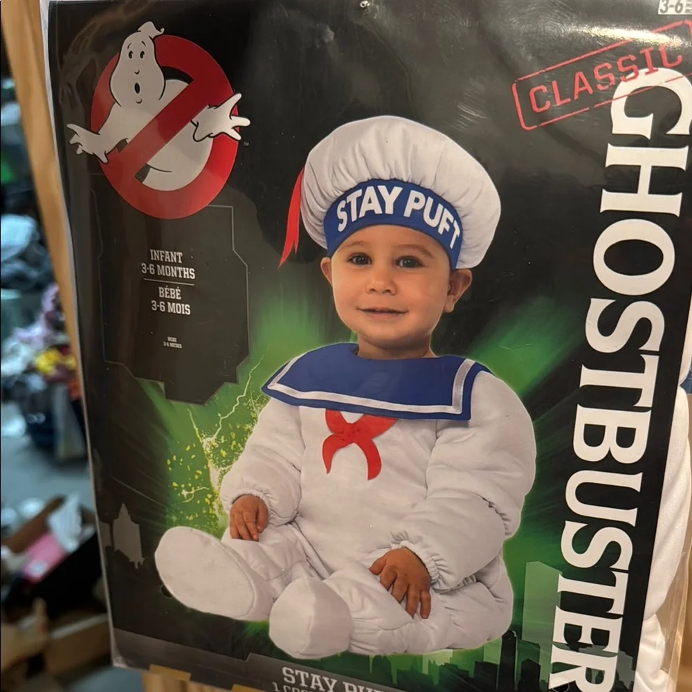 Stay Puft Infant Costume - White