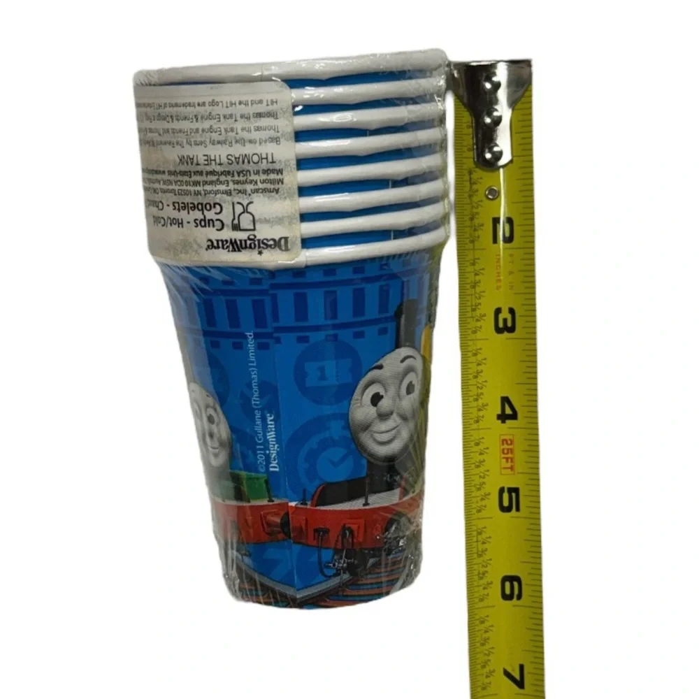 DesignWare Thomas the tank 8, 9 oz cups brand new in packaging never used cups!