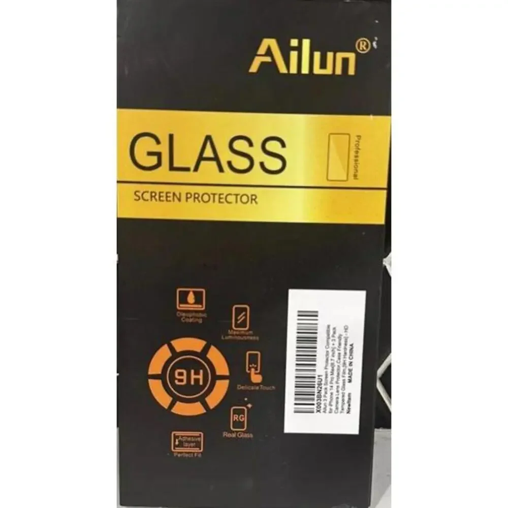 Ailun Glass Screen Protector for iPhone 14 Pro Max 6.7 Inch 3 Pack NEW