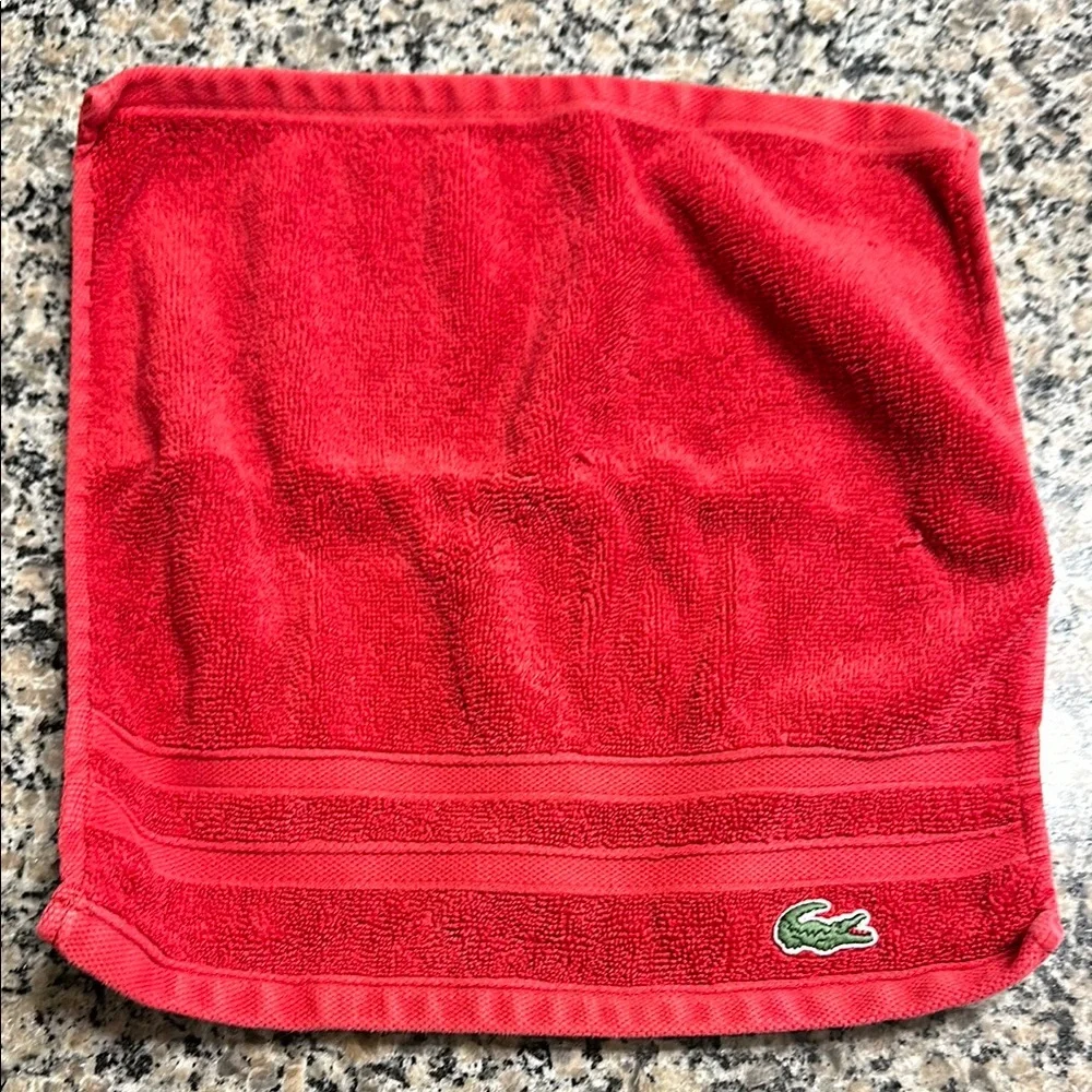 Lacoste Red Towel