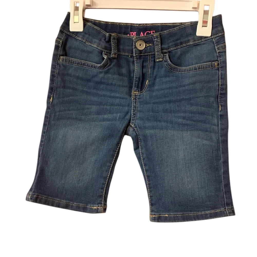 The Children's Place Blue Denim Shorts Girls 6