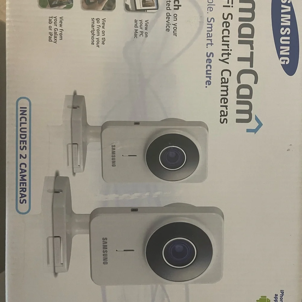 Samsung SmartCam Wi-Fi Security Cameras - White