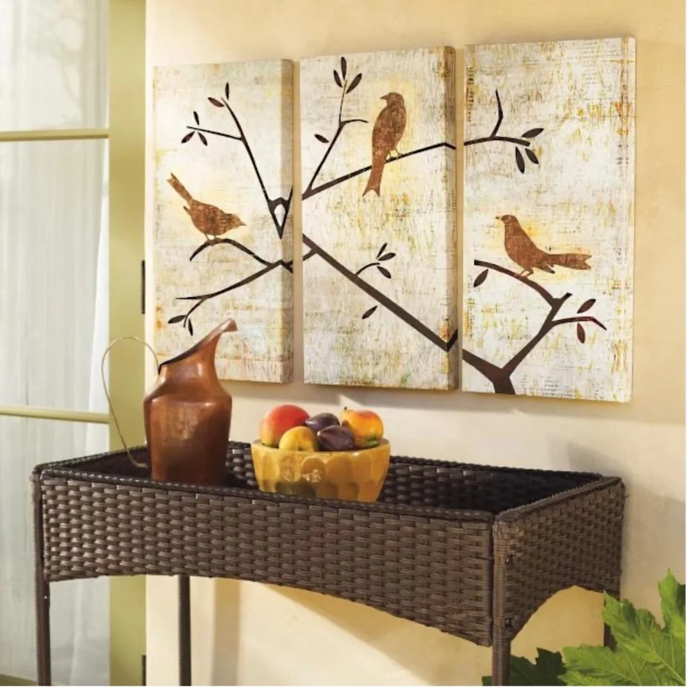 PERCHED TRIO ARTWORK