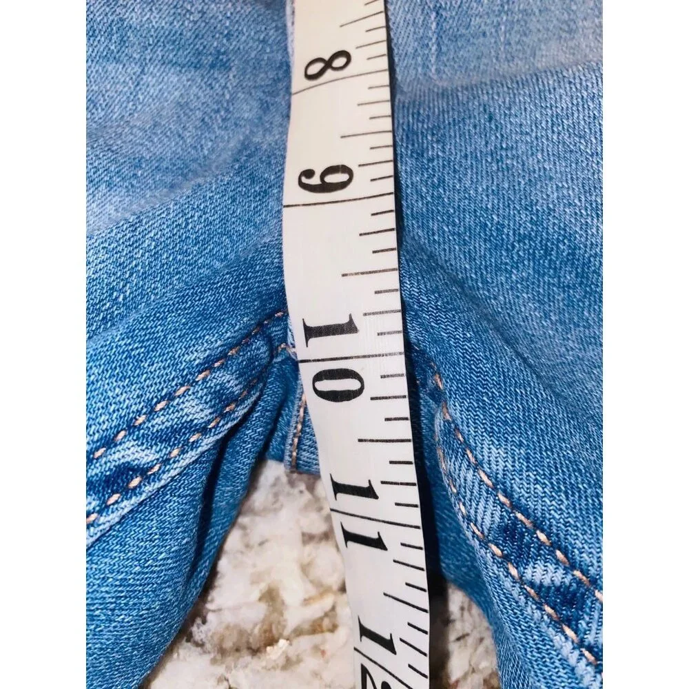 B3 Hollister high rise super skinny jeans 1 shirt distressed ripped