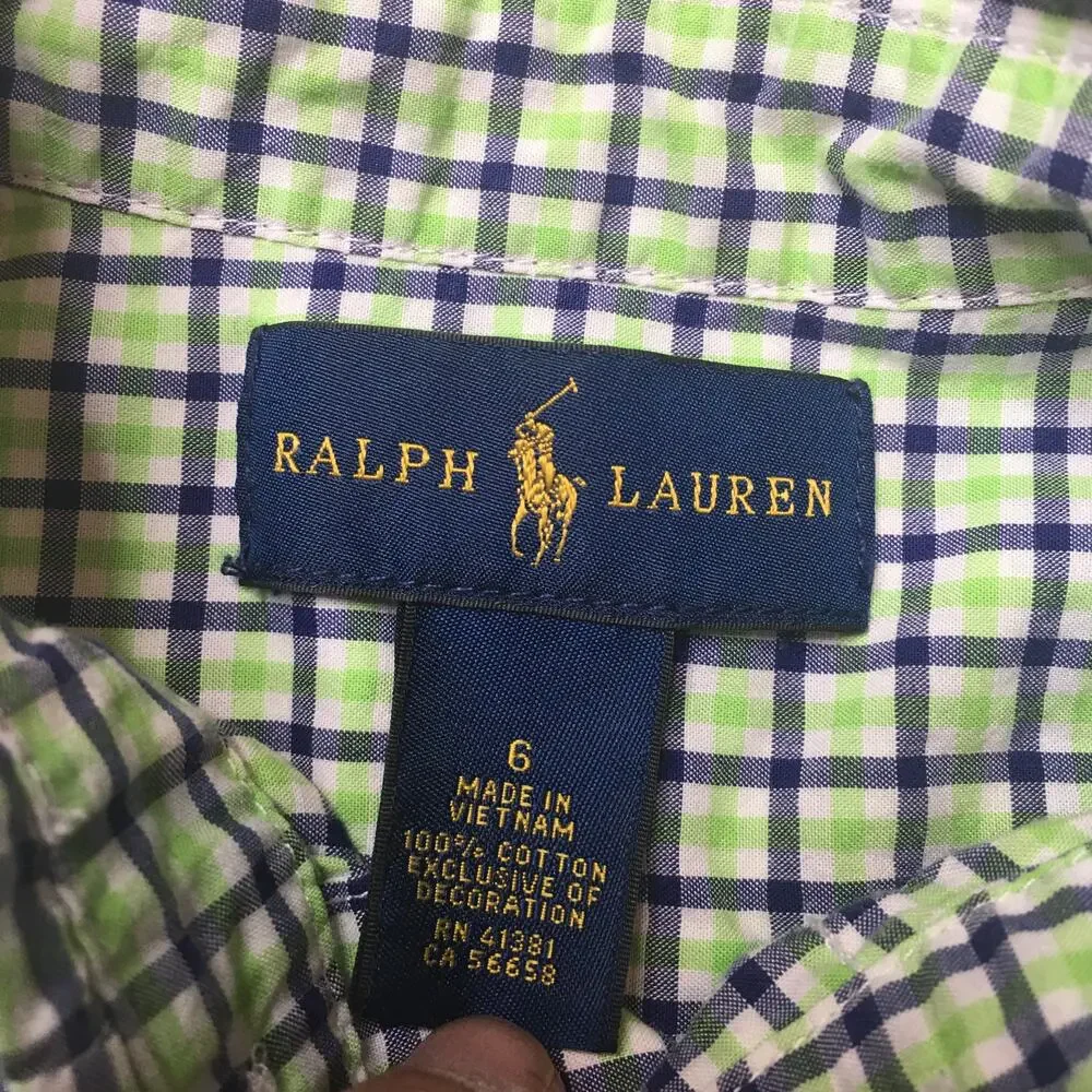 Ralph Lauren navy blue white
