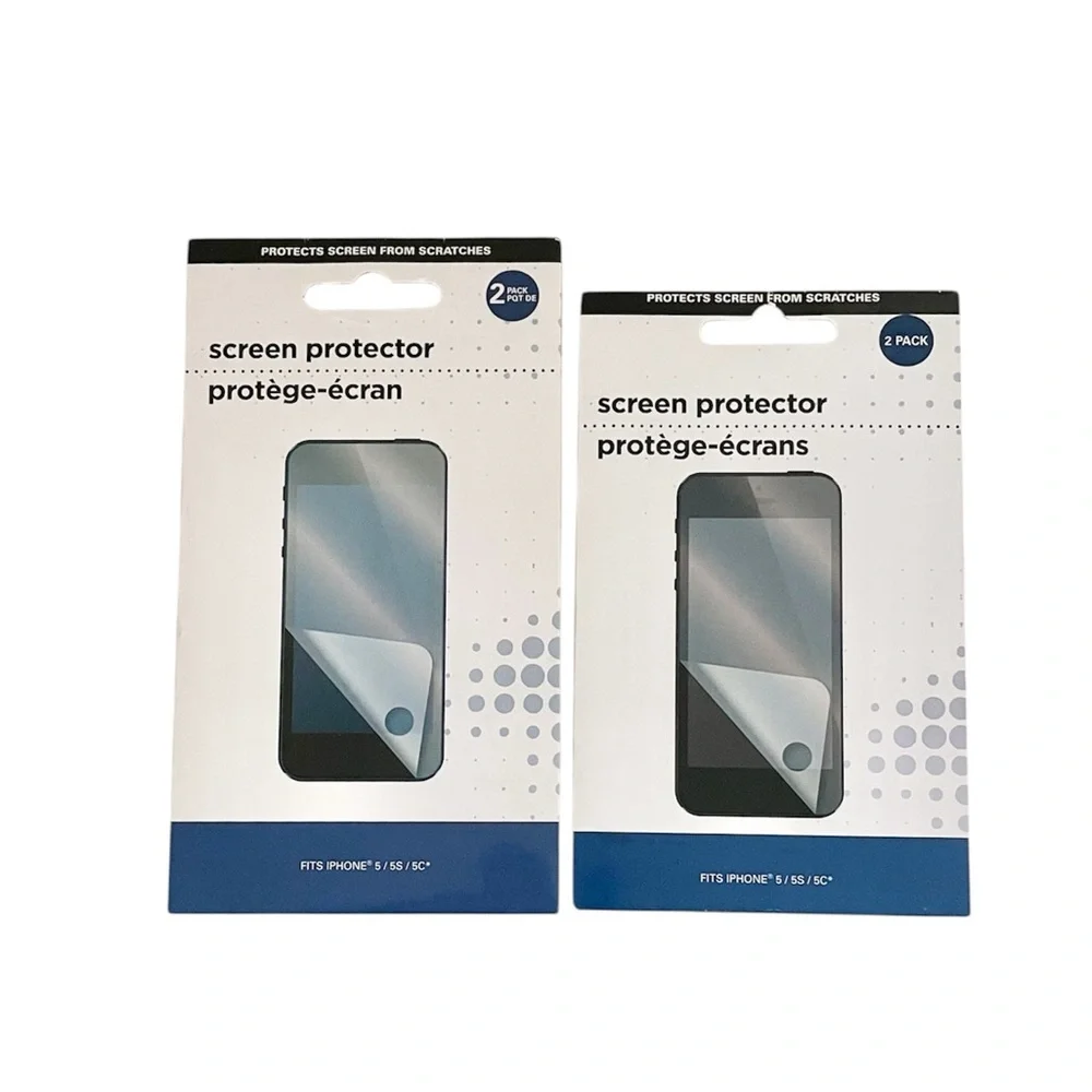 Clear Screen Protector Pack for iPhone 5 / 5S / 5C - Pack of 4