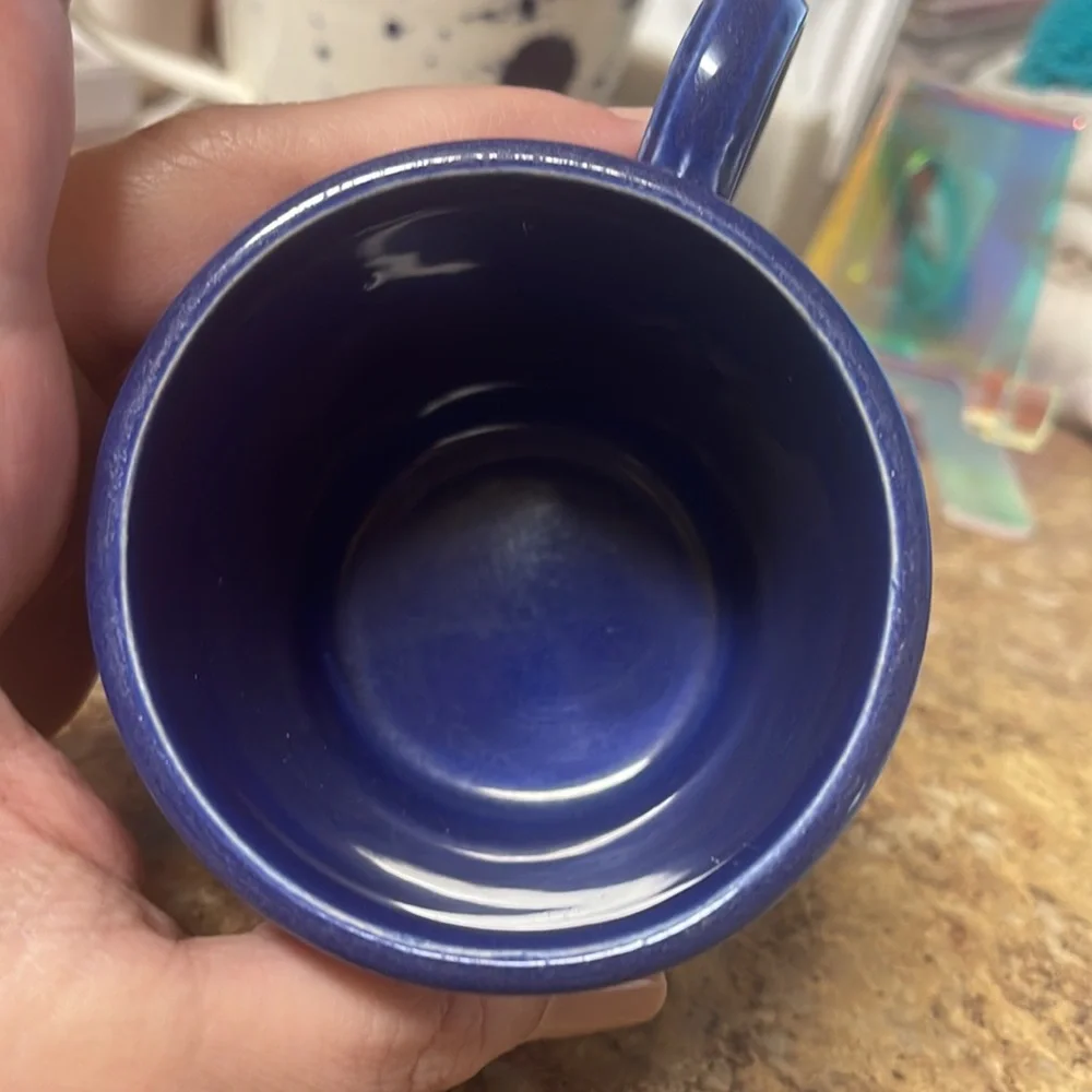 Vintage Fiesta Tom and Jerry Ring Mug- Cobalt Blue