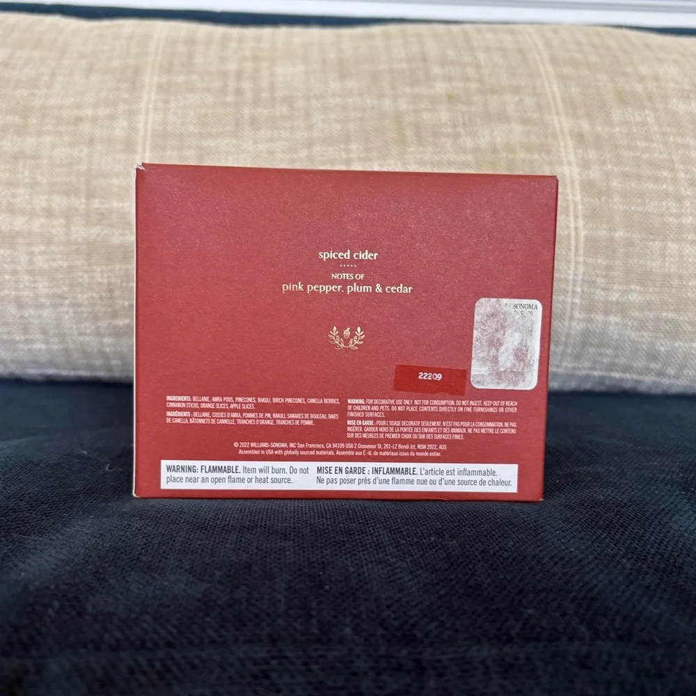 Williams Sonoma cinnamon contains months