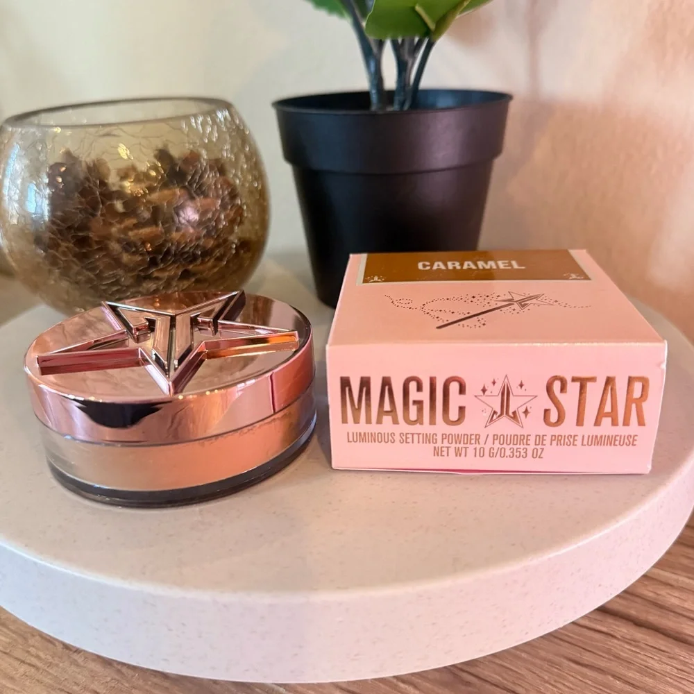 Jeffree Star Magic Star Caramel Setting Powder Makeup Lightweight Breathable NEW