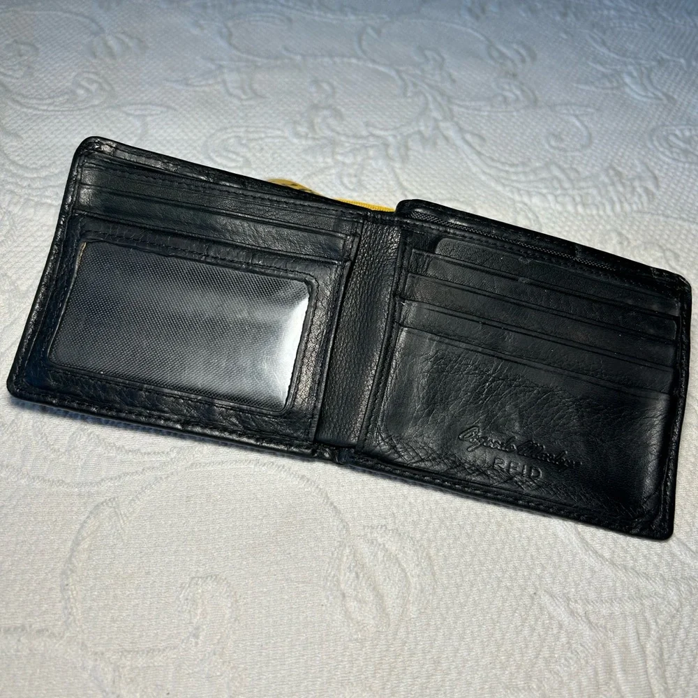 Osgood Marley mini Black Leather RFID Wallet