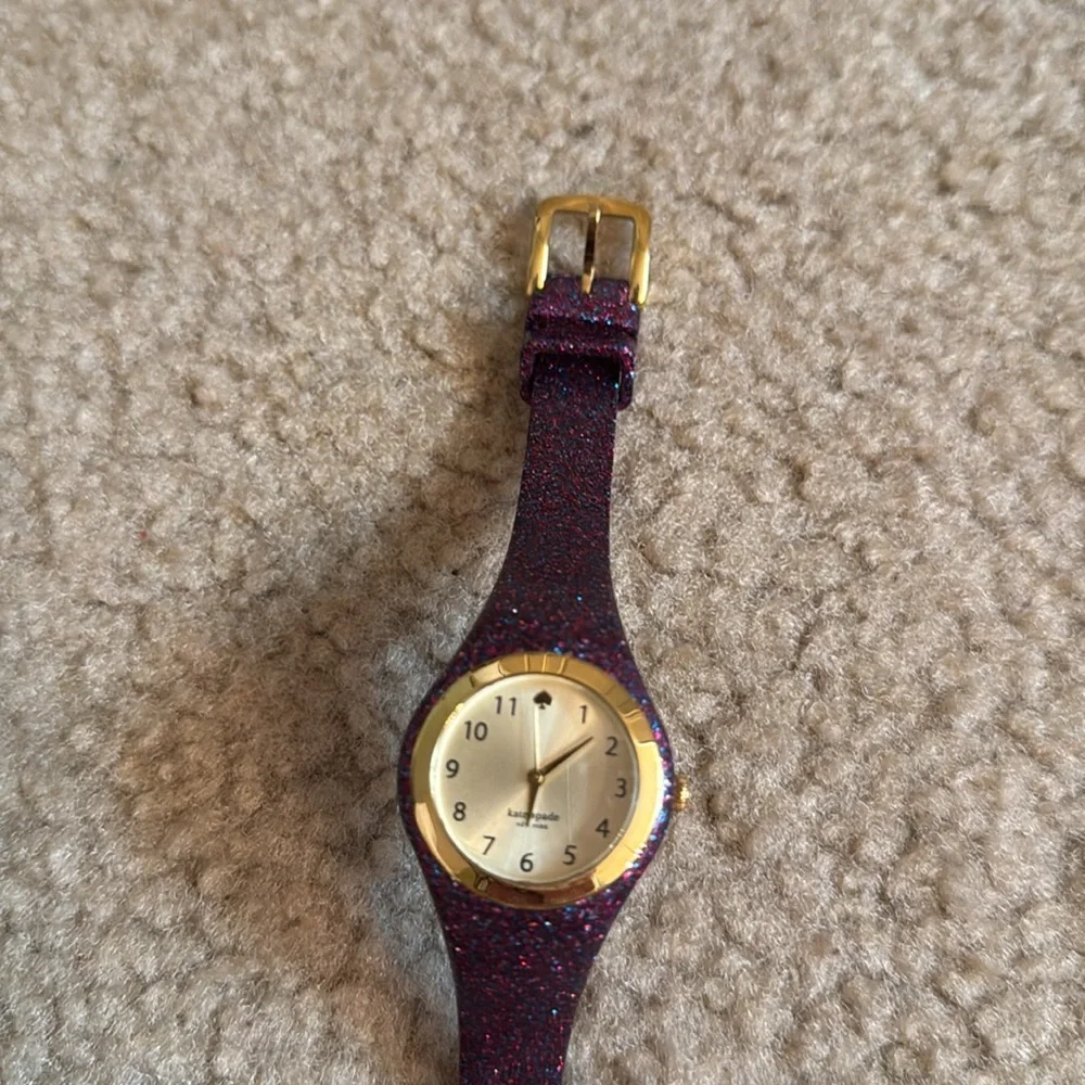 KATE SPADE ♠️ Purple Glitter Watch