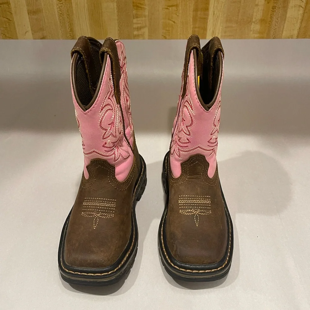 Georgia boot kids brown and pink