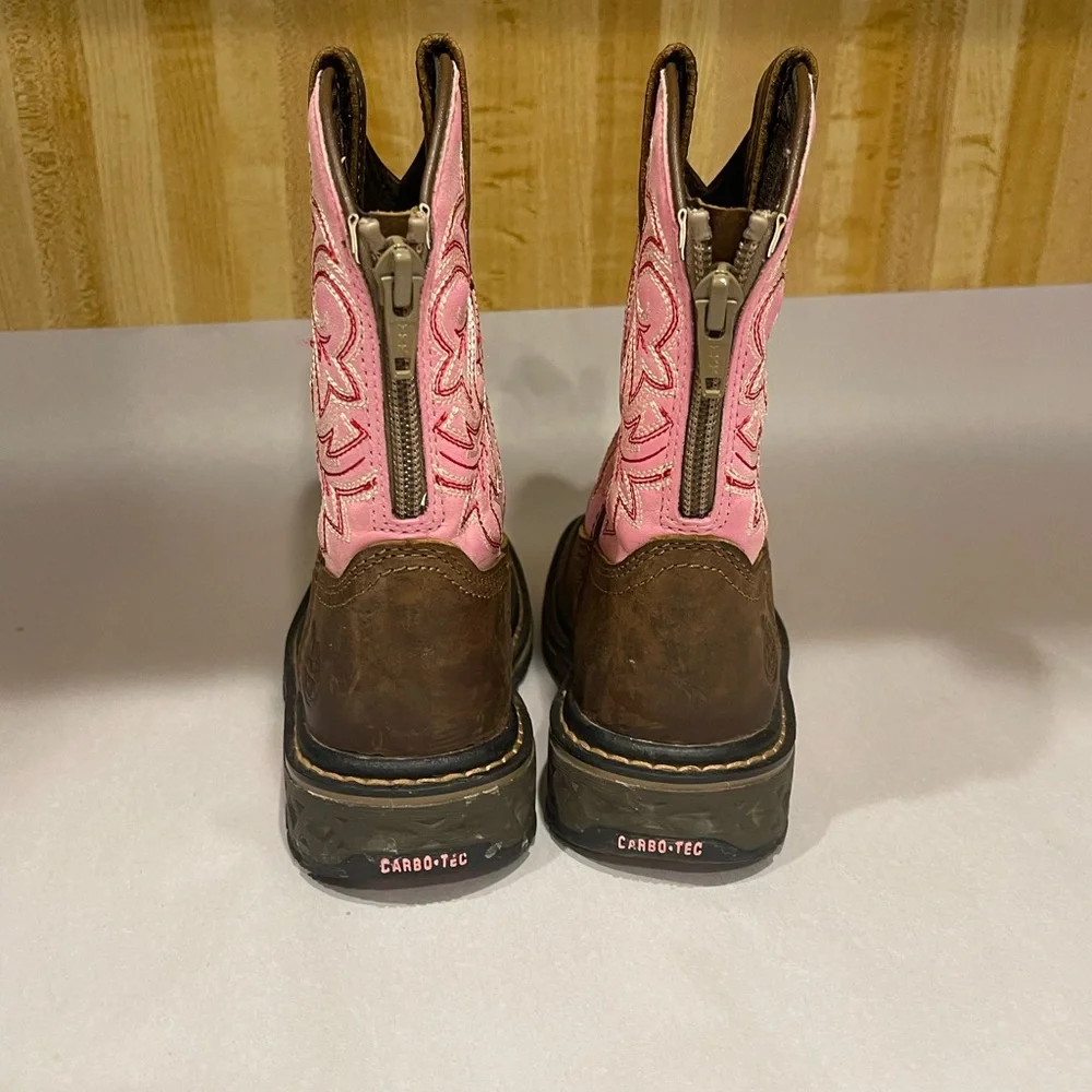 Georgia boot kids brown and pink