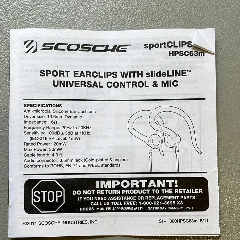 Scosche never used