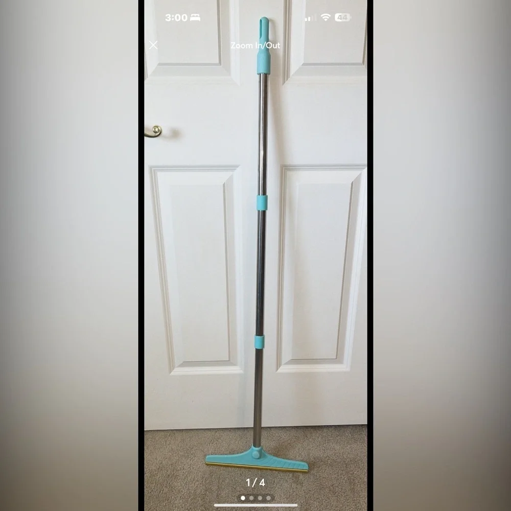 Full sized standing 3 foot 10” Pet hair remover brush for carpets. Like new.