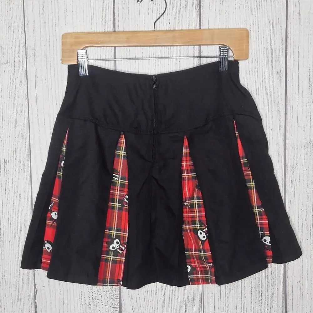 Skelanimals plaid contrast