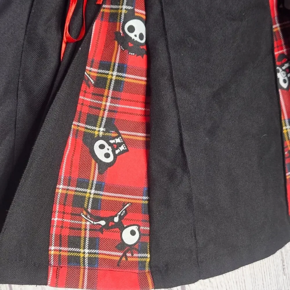 Skelanimals plaid contrast