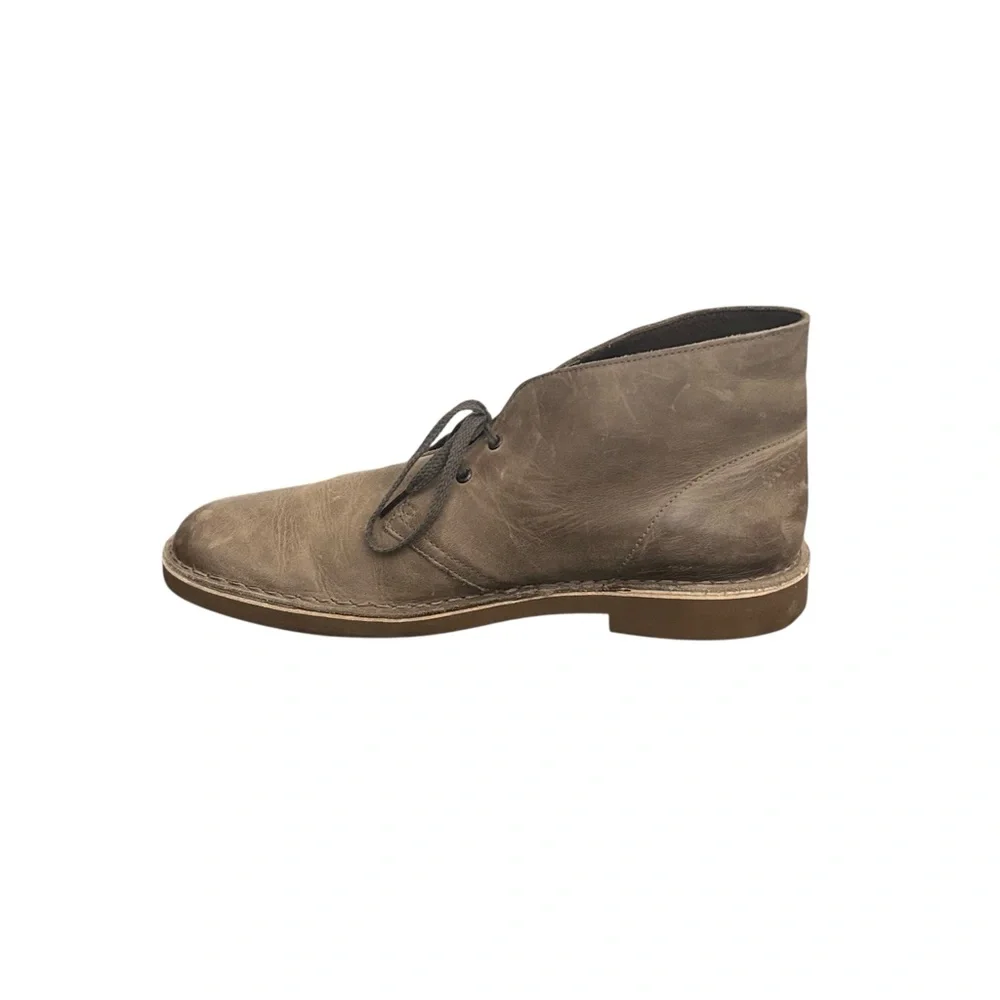 Clarks Men’s Bushacre 2 Chukka Boots 26130579 Brown Leather Size 11
