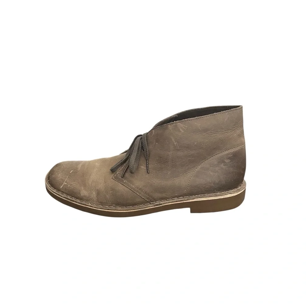 Clarks Men’s Bushacre 2 Chukka Boots 26130579 Brown Leather Size 11