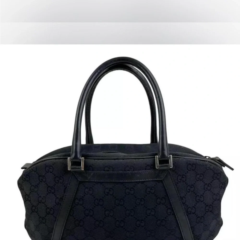 Gucci canvas leather