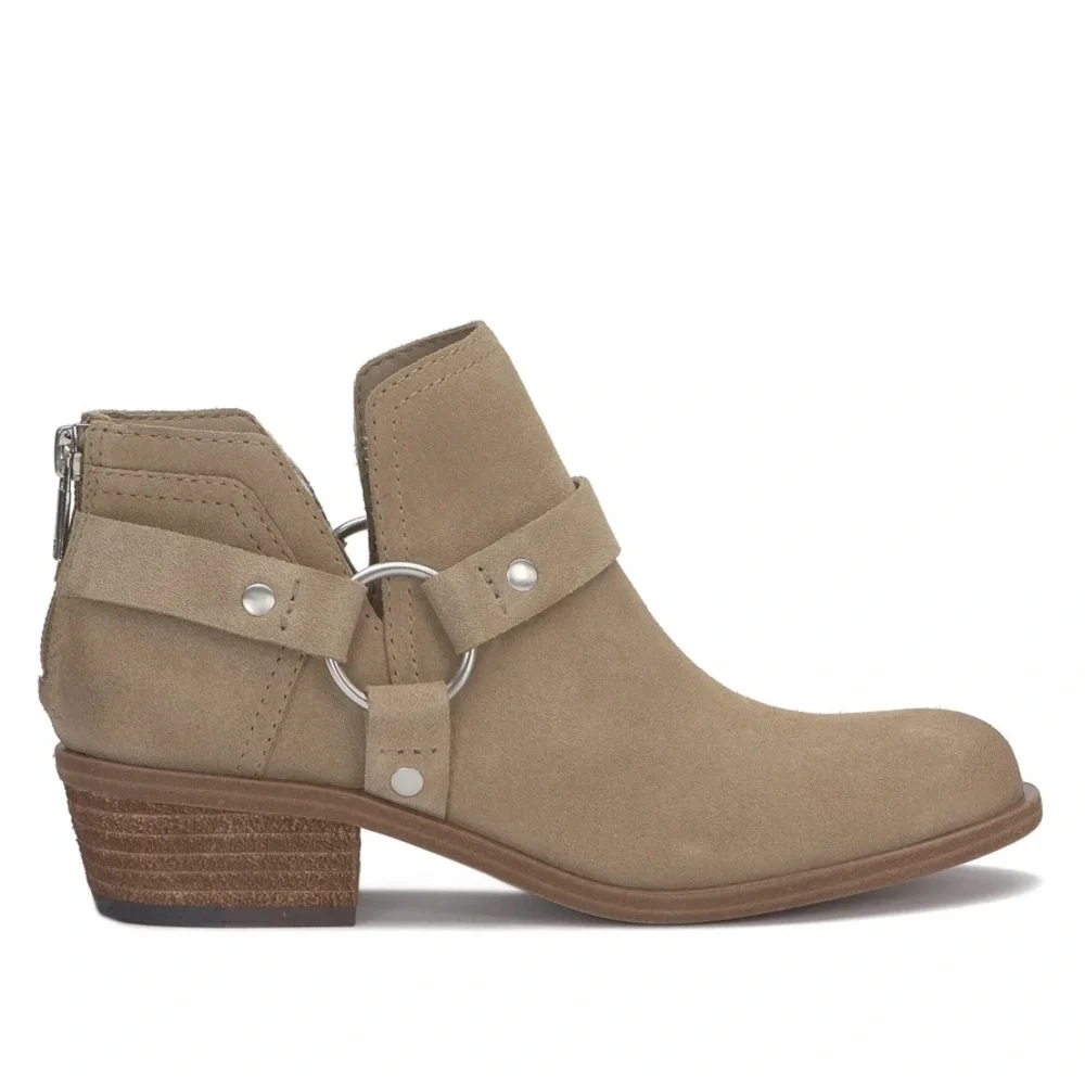 Lucky Brand women’s Taupe Suede Booties size 9