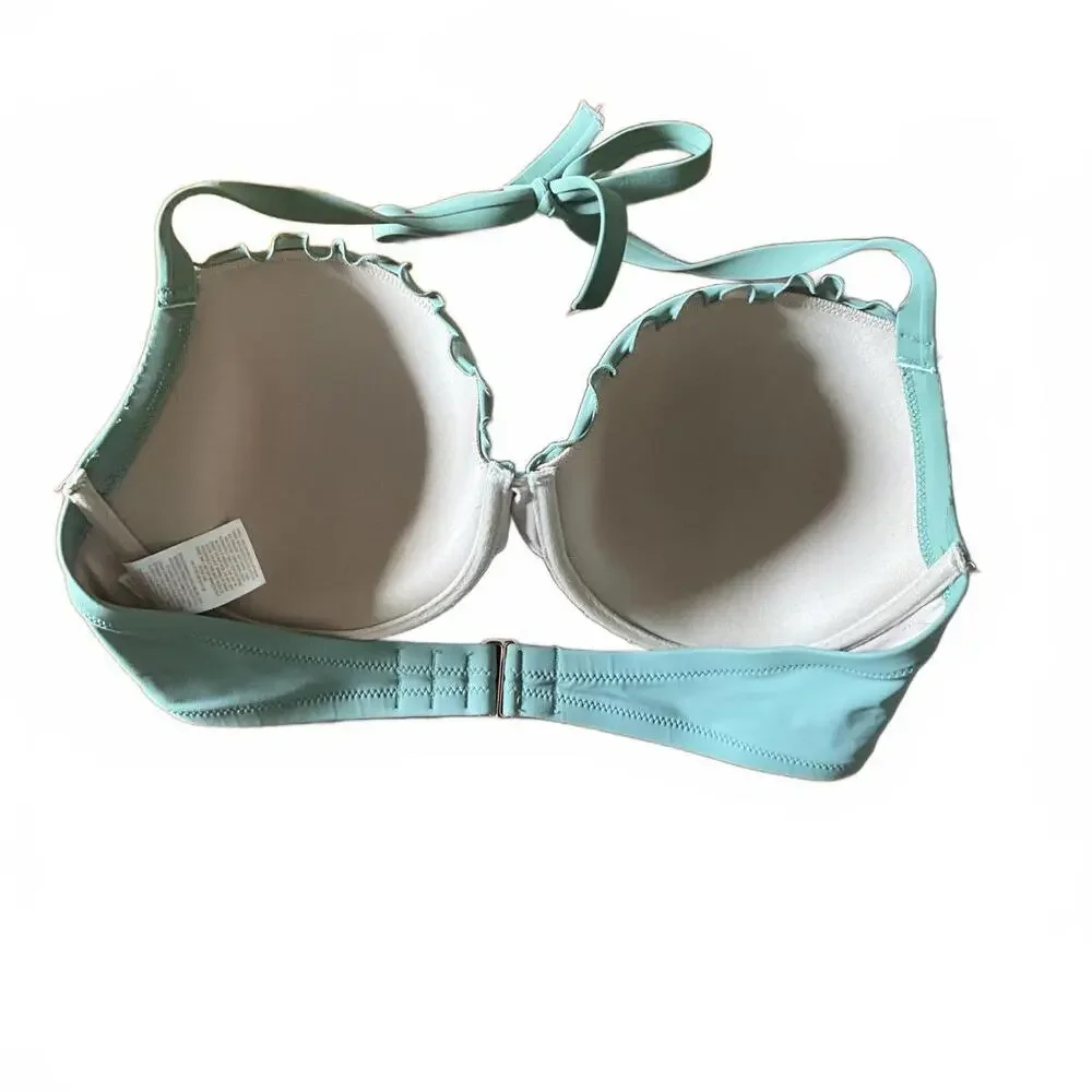 Shade & Shore Ruffle Bikini Top 38D