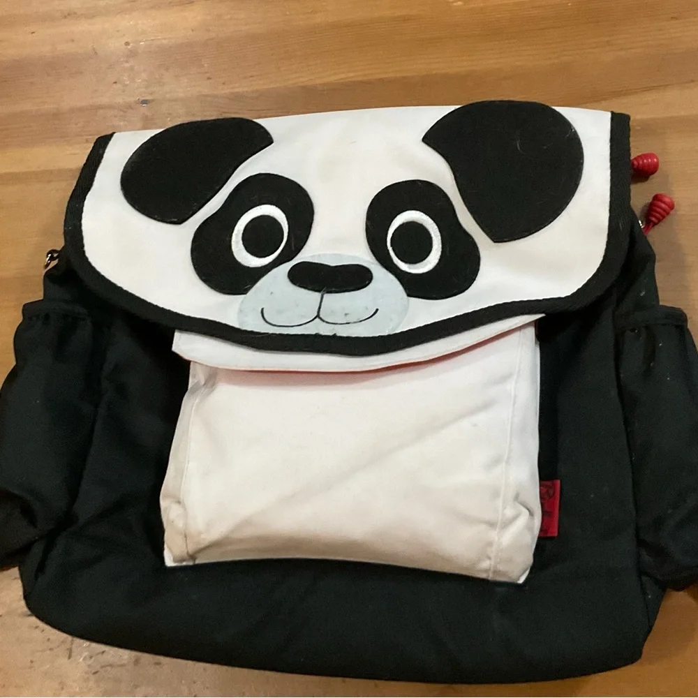 Bixbee Kids: (one here - one there) about/ approximately 16” inch backpack.